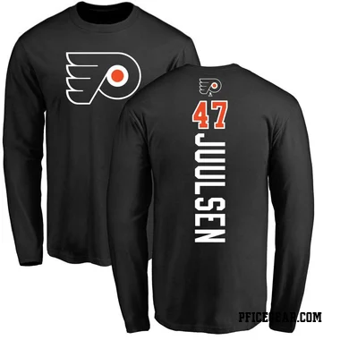 Black Youth Noah Juulsen Philadelphia Flyers Backer Long Sleeve T-Shirt -