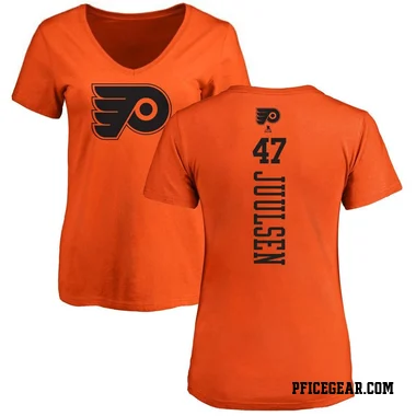 Orange Women's Noah Juulsen Philadelphia Flyers One Color Backer T-Shirt -
